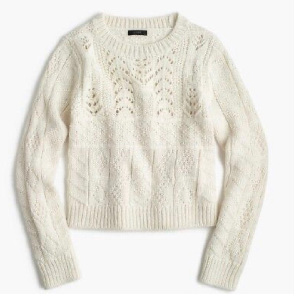J. Crew 1988 cableknit sweater
